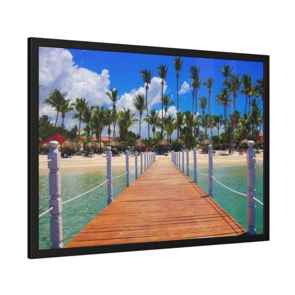 Tropics Palms Framed Poster
