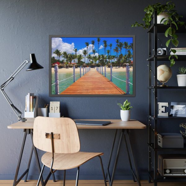 Tropics Palms Framed Poster