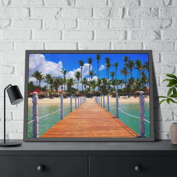 Tropics Palms Framed Poster