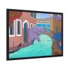 93854-617.jpg Channel Houses Italy Venice Framed Poster