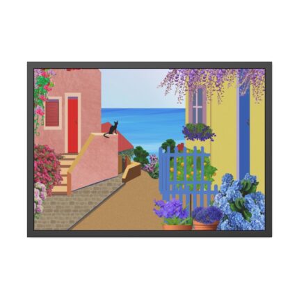 House in Italy Framed Poster