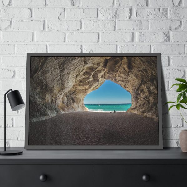 93854-635.jpg Italy Cala Framed Poster