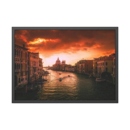Italy Urban City Framed Poster
