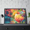 93854-675.jpg Tropical Drink Illustration Framed Poster