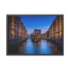 93854-676.jpg Canal Reflection Framed Poster