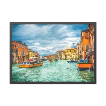 Italy Gondola Framed Poster