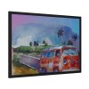 Vintage Hawaiian Bus Framed Poster