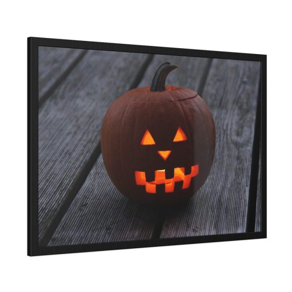 93854-97.jpg Carved Pumpkin Framed Poster