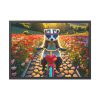 Animal on Bicycle Framed Poster