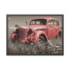 93855.jpg Car Vintage Red Rusty Framed Poster