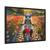 Animal on Bicycle Framed Poster