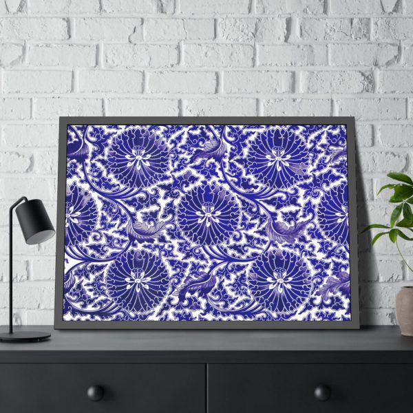 93855-11.jpg Asian Pattern Framed Poster