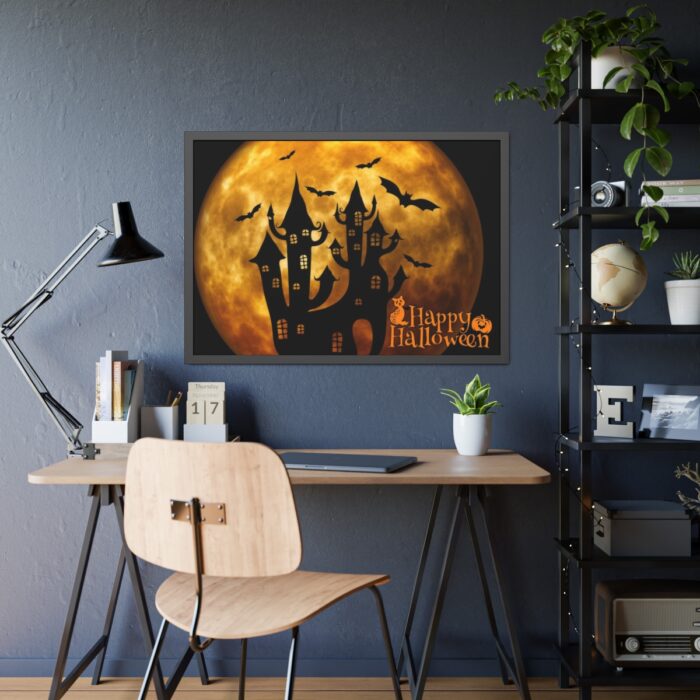 Halloween Castle Weird Surreal Atmosphere Framed Poster - Image 7