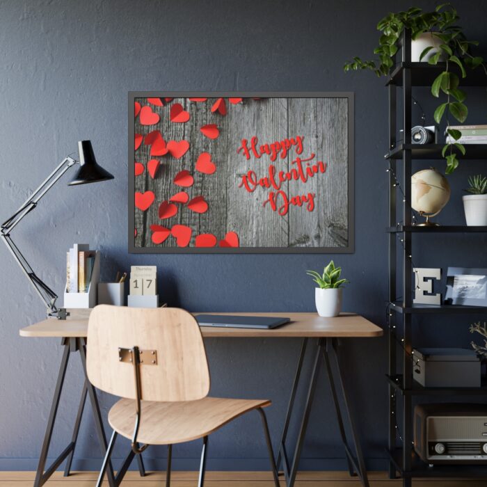 Valentines Day Red Heart Framed Poster - Image 7