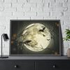 93855-143.jpg Full Moon on Halloween Framed Poster