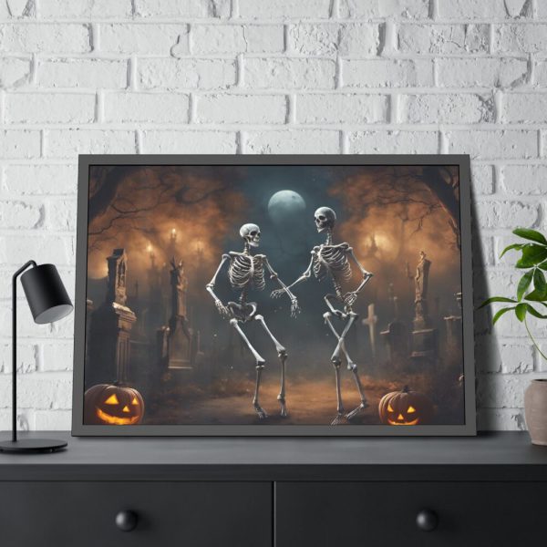 93855-184.jpg Scary Halloween Scene I Framed Poster