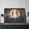 93855-188.jpg Scary Halloween Scene II Framed Poster