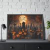93855-200.jpg Scary Halloween Scene III Framed Poster