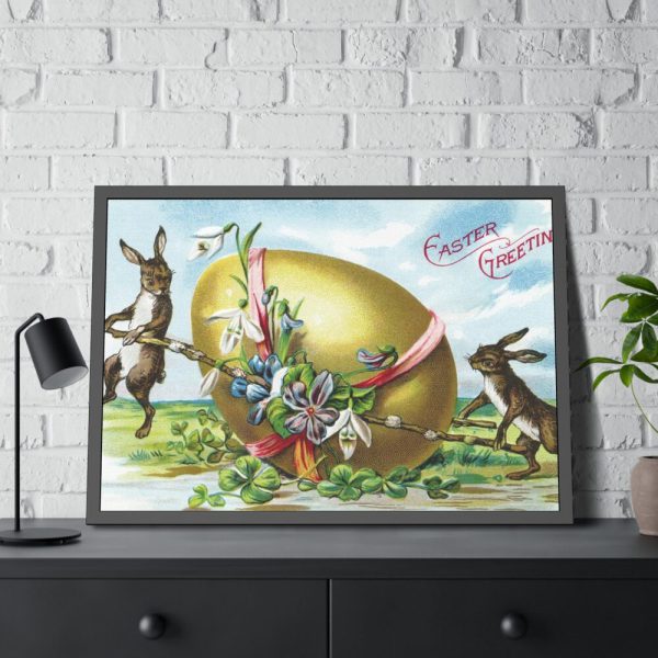 Vintage Easter Framed Poster