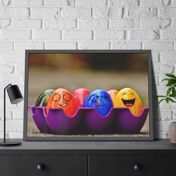 Funny Colorful Framed Poster