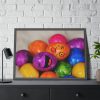 Happy Easter Eggs Framed Poster