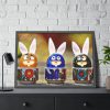 Funny Hare Rabbit Framed Poster