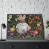 Easter Bunny in Spring Framed Poster