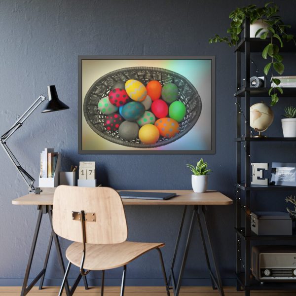 93855-247.jpg Happy Easter Decoration Framed Poster