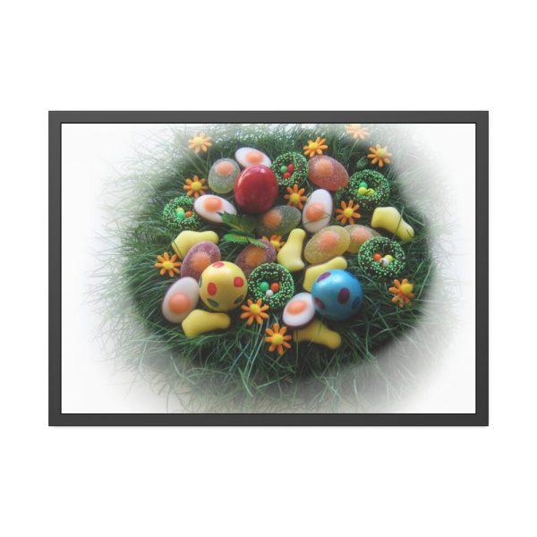 Colorful Eggs Framed Poster