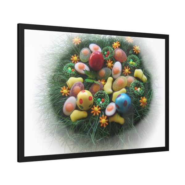 Colorful Eggs Framed Poster