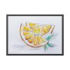 93855-285.jpg Orange, Lemon, Citrus, Lime, Slice Framed Poster