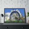Easter Floral Framed Poster