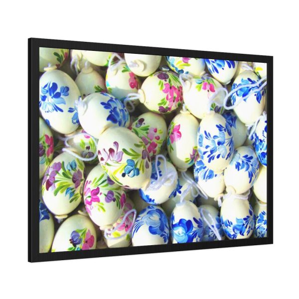 Hand Painted Easter Eggs Framed Poster