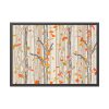 93855-309.jpg Bare Tree And Autumn Fall Leaves Framed Poster