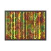 93855-317.jpg Bare Birch Type Trees With Autumn Leaves Framed Poster