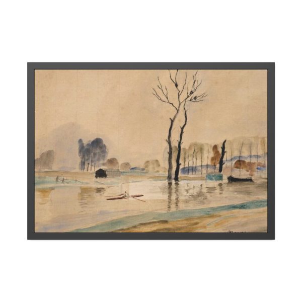 93855-337.jpg View of the River Marne Framed Poster