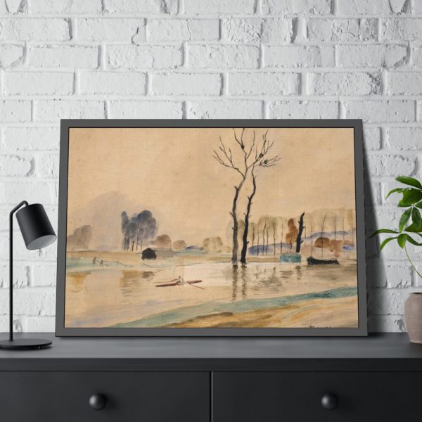 93855-340.jpg View of the River Marne Framed Poster