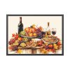 93855-369.jpg Food On a Table Framed Poster
