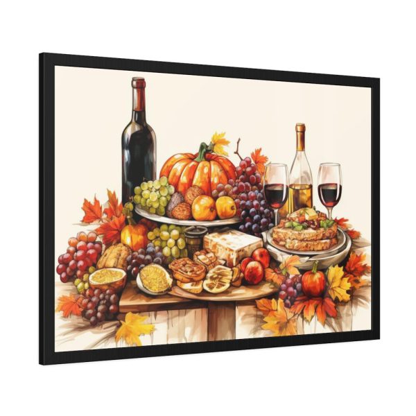 93855-370.jpg Food On a Table Framed Poster