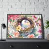 Easter Eggs In A Nest Framed Poster