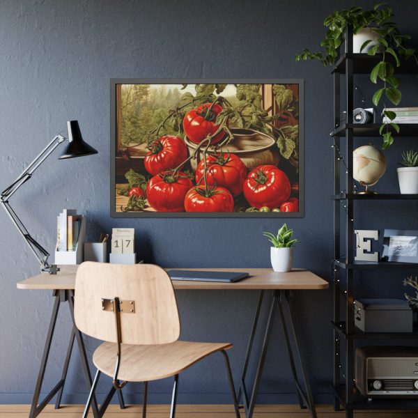 93855-411.jpg Cooking Tomatoes Framed Poster