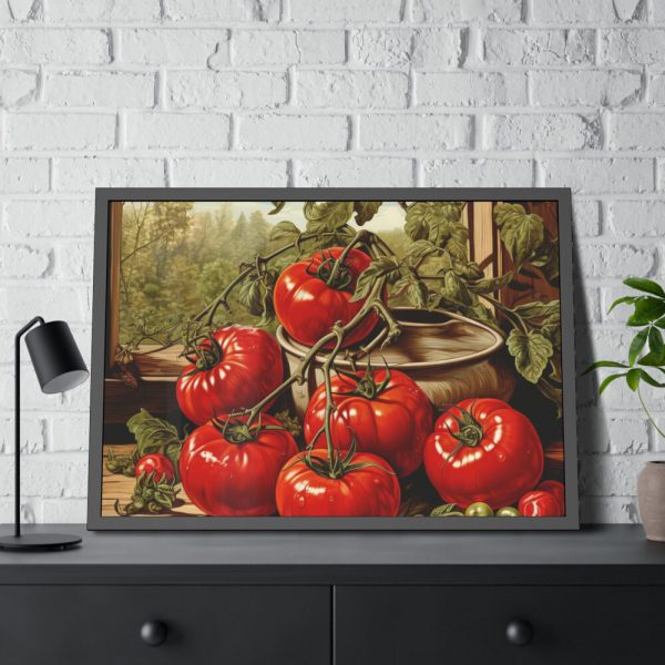 93855-412.jpg Cooking Tomatoes Framed Poster