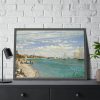 93855-416.jpg Regatta at Sainte-Adresse by Claude Monet Framed Poster