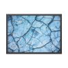 93855-425.jpg Blue Cracked Ground Texture Framed Poster