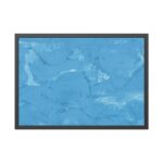Blue Cream Texture Framed Poster - Image 5