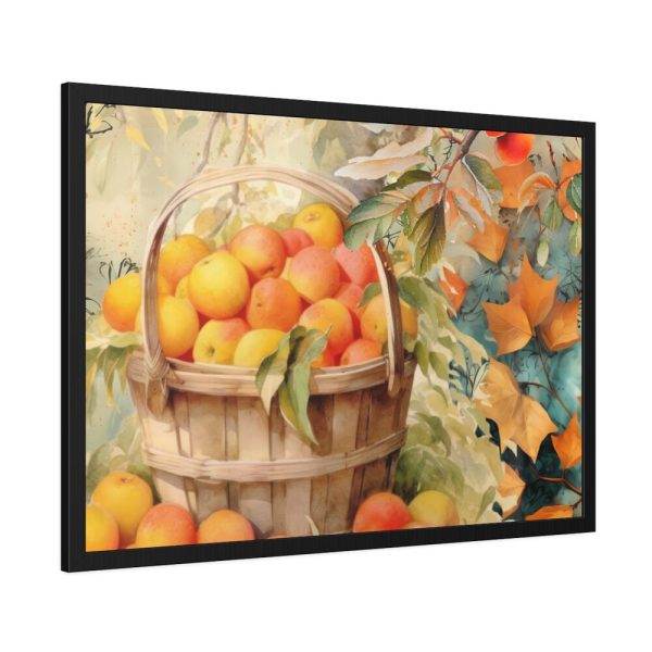93855-458.jpg Peach Harvest Calendar Framed Poster