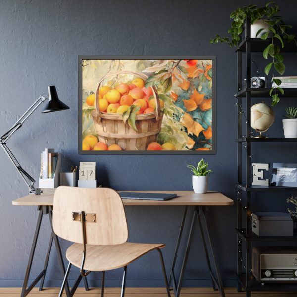 93855-459.jpg Peach Harvest Calendar Framed Poster