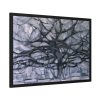 Piet Mondrian's Gray Tree Framed Poster