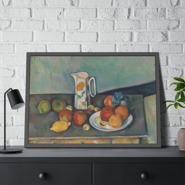 93855-508.jpg Paul Cezanne Stoneware Pitcher Framed Poster