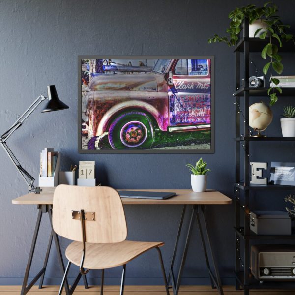 93855-54.jpg Vintage Pick-up Truck Framed Poster